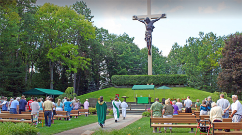 Cheboygan Attractions - Cross in the Woods